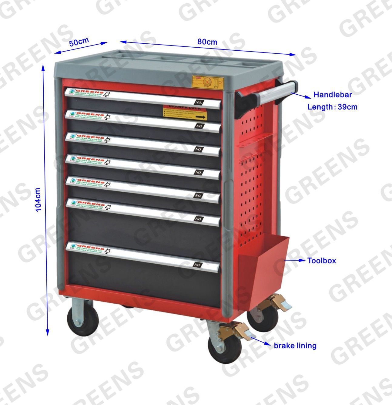 Steel Tool Trolley (G-307)