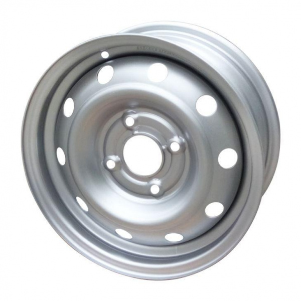13X5 (4-100) Silver Steel Winter Wheel