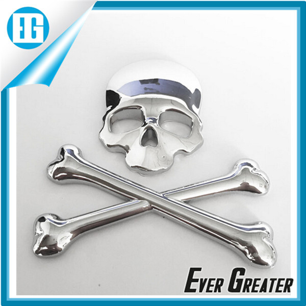 UV Resistant Waterproof Skull Car Stickers 3m Glue