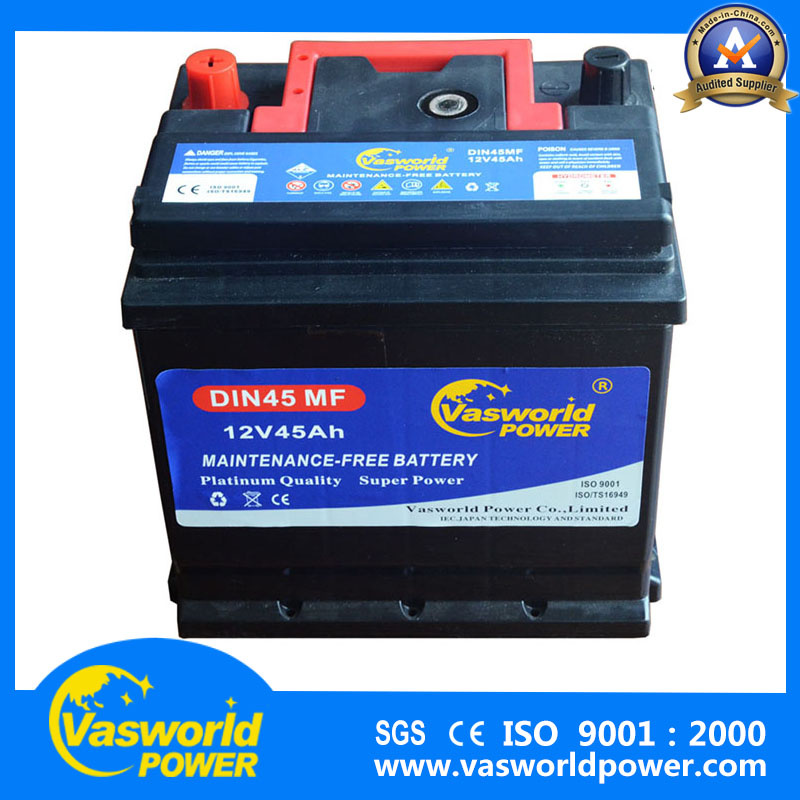 Heat Resistant 12V 45ah China High Sealed Car Battery