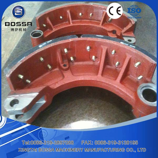 China Cast Iron Brake Shoe Manufacturer for Scania Truck Trailer