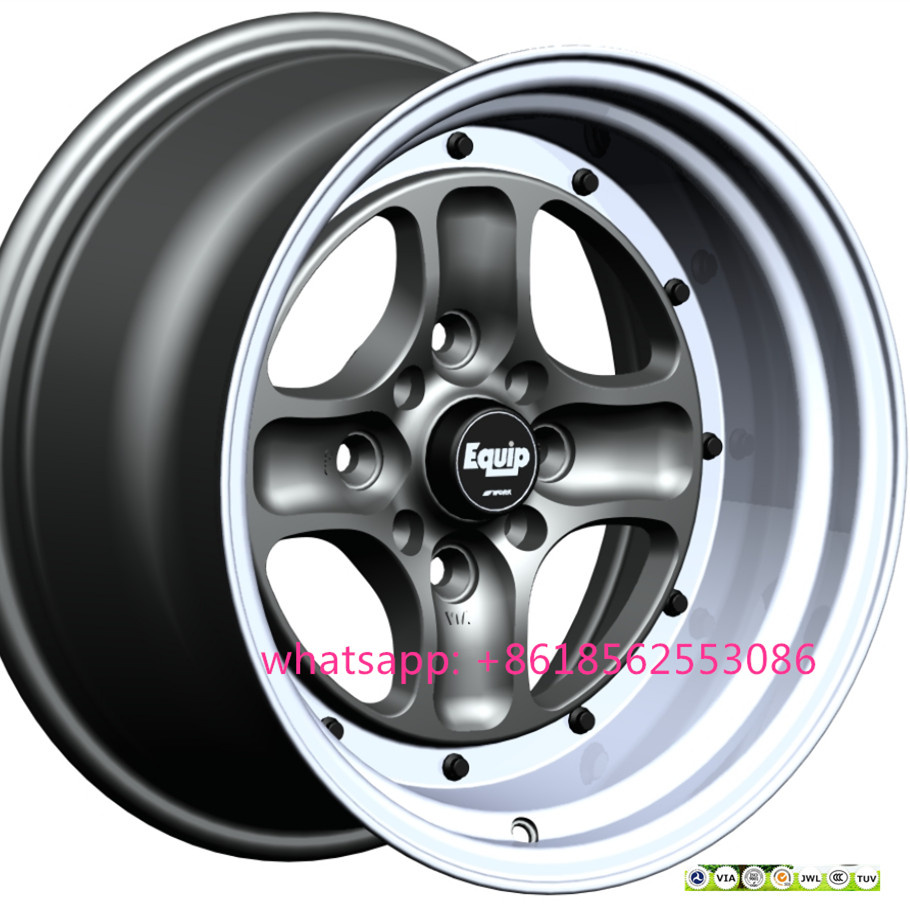 Vehicle Spare Parts 15inch Work Equip Aluminium Wheels Rims
