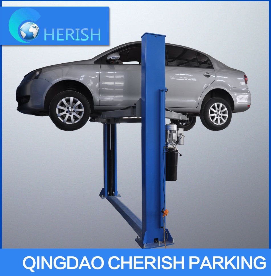 2 Floors Sharing Column Hydraulic Car Parking Lift