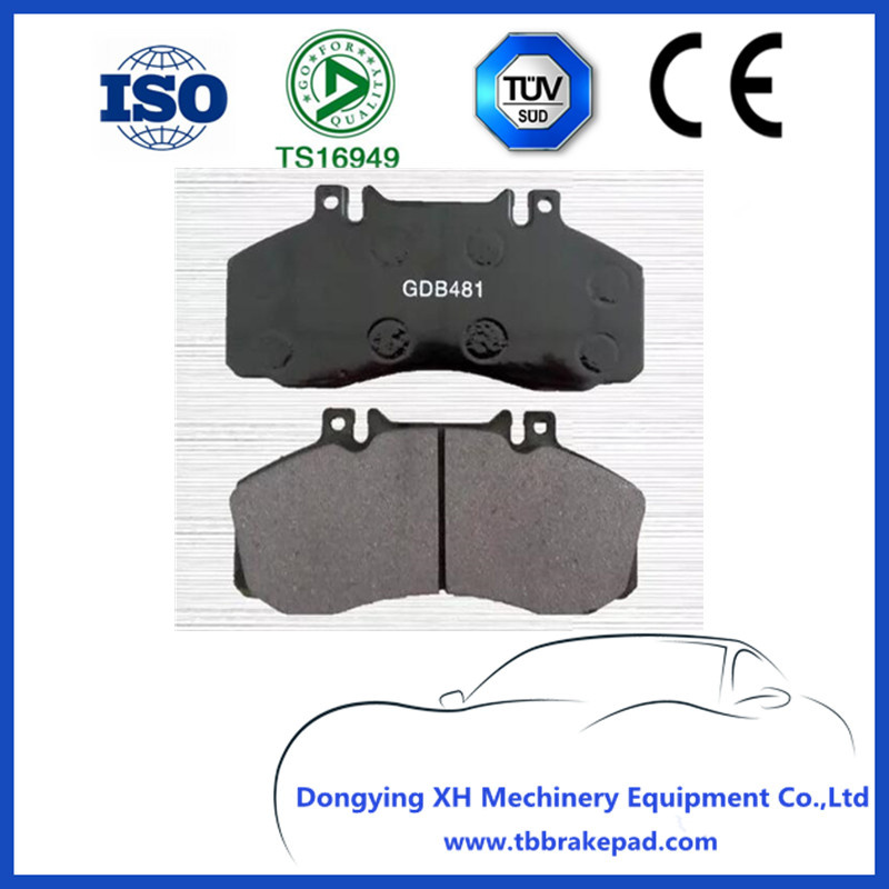 Mercedes Benz Low Noise Semi Metallic Painted Plastic Front Brake Pad