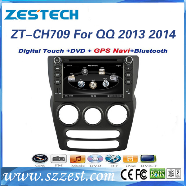 2 DIN Auto Radio for QQ 2013 2014 Car DVD GPS Player