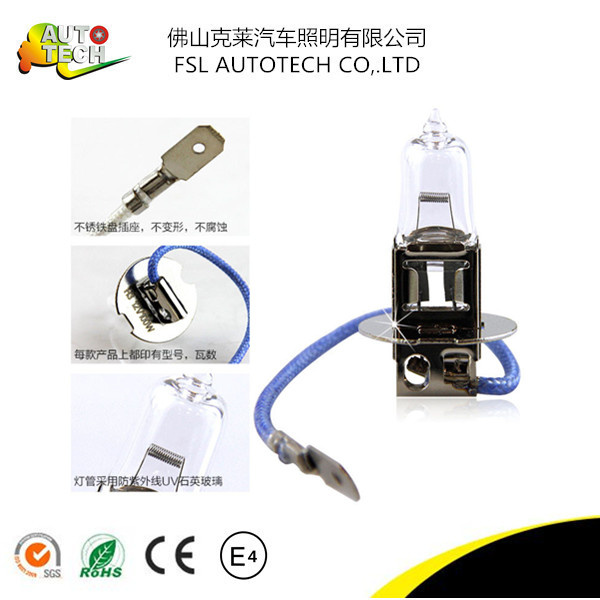 Fog Light Super White H3 Halogen 12V 55W for Auto