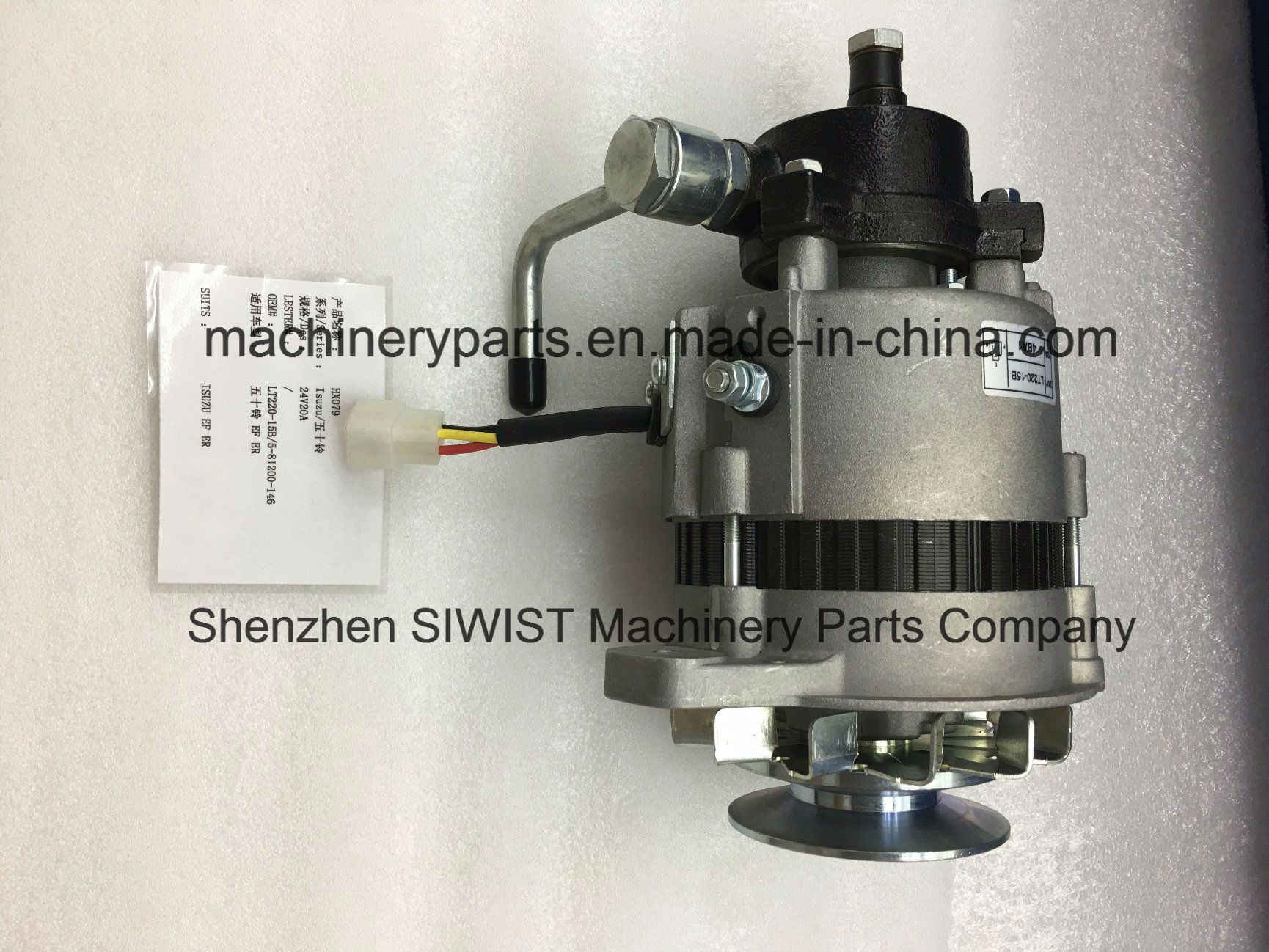 Alternator Lt220-15b 5-81200-146 Lt220-16c 5-81200-193-1 Lt220-19c 5-81200-280-3 Lt220-2021 5-81200-278-3 5-81200-298-2 for Isuzu Ef Er 4ba1 Engine