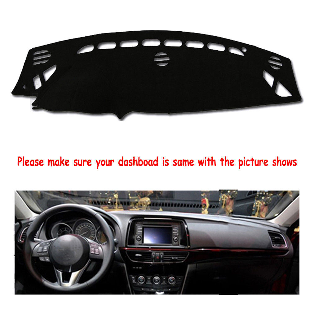 Fly5d Dashmat Dashboard Mat Sun Cover Pad Car Interior for Mazda 6 M6 2014-2016