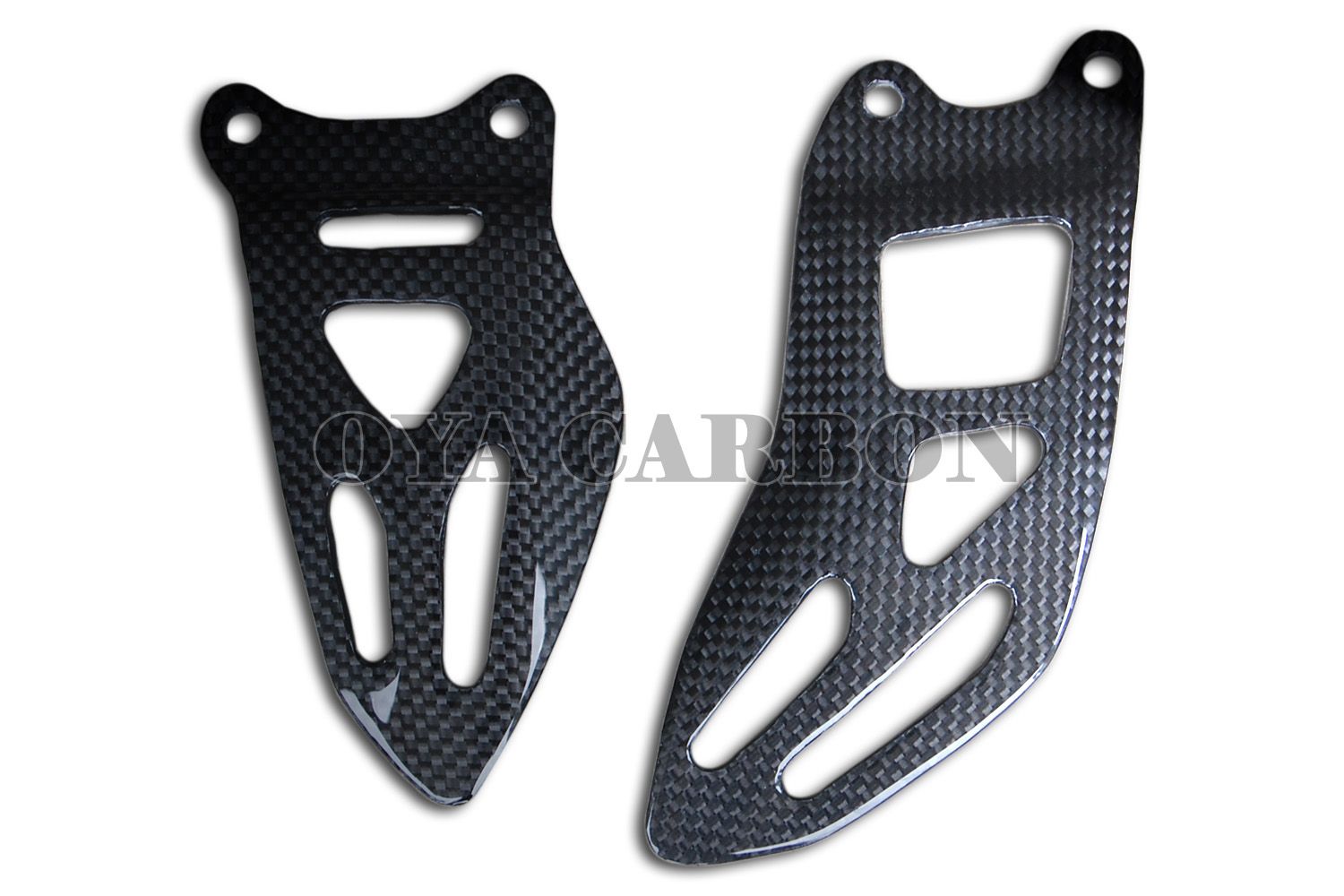 Carbon Fiber Heel Plates for Racing Suzuki Gsxr1000