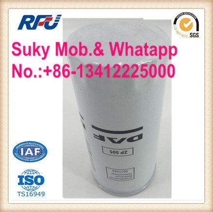 High Quality Oil Filter for Daf Zp505 (611049)