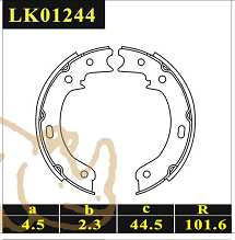 Quality Brake Shoe (K1244) for Nissan