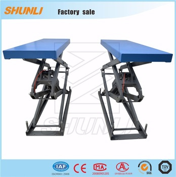 Small Platform in Ground Hydraulic Car Lift