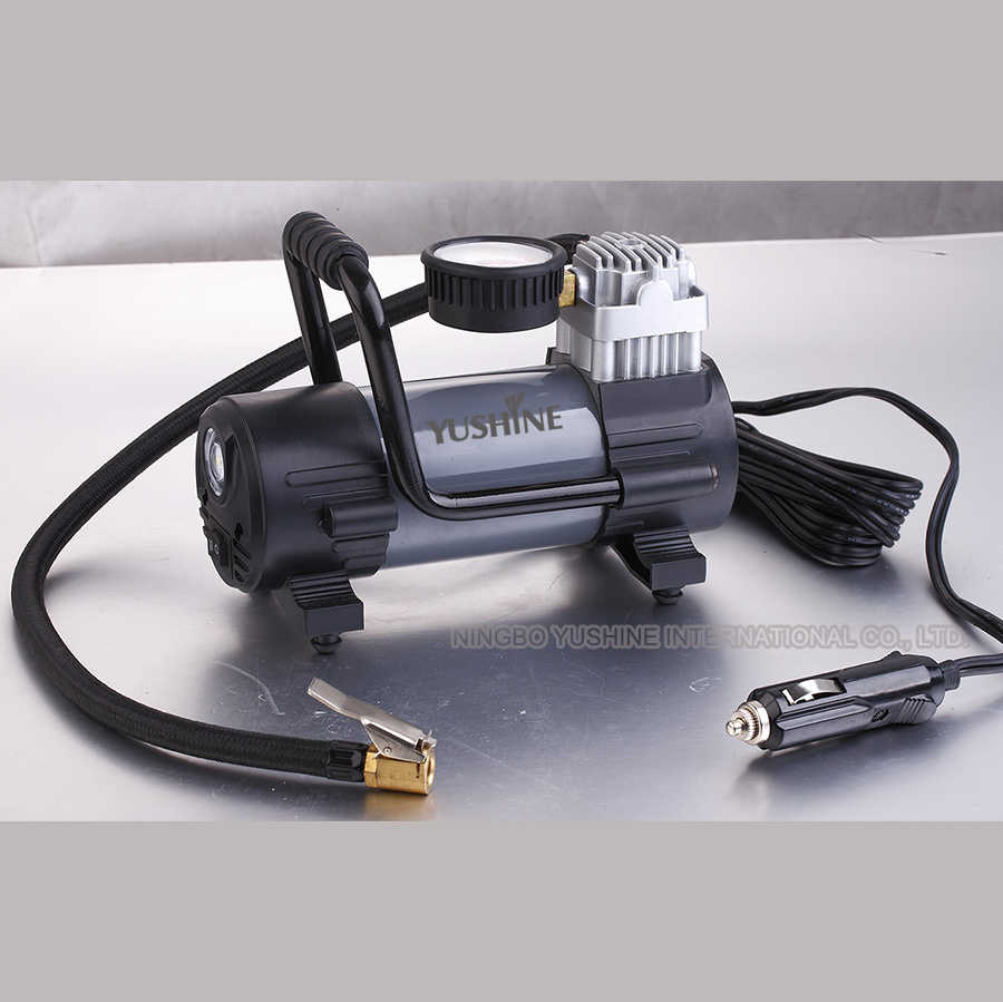 AC 110V Car Tire Inflater with LED Lights