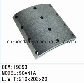 Scania Heavy Duty Truck Brake Lining 19393