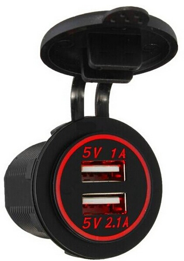 12V Car Cigarette Lighter Socket Power Outlet Adapter