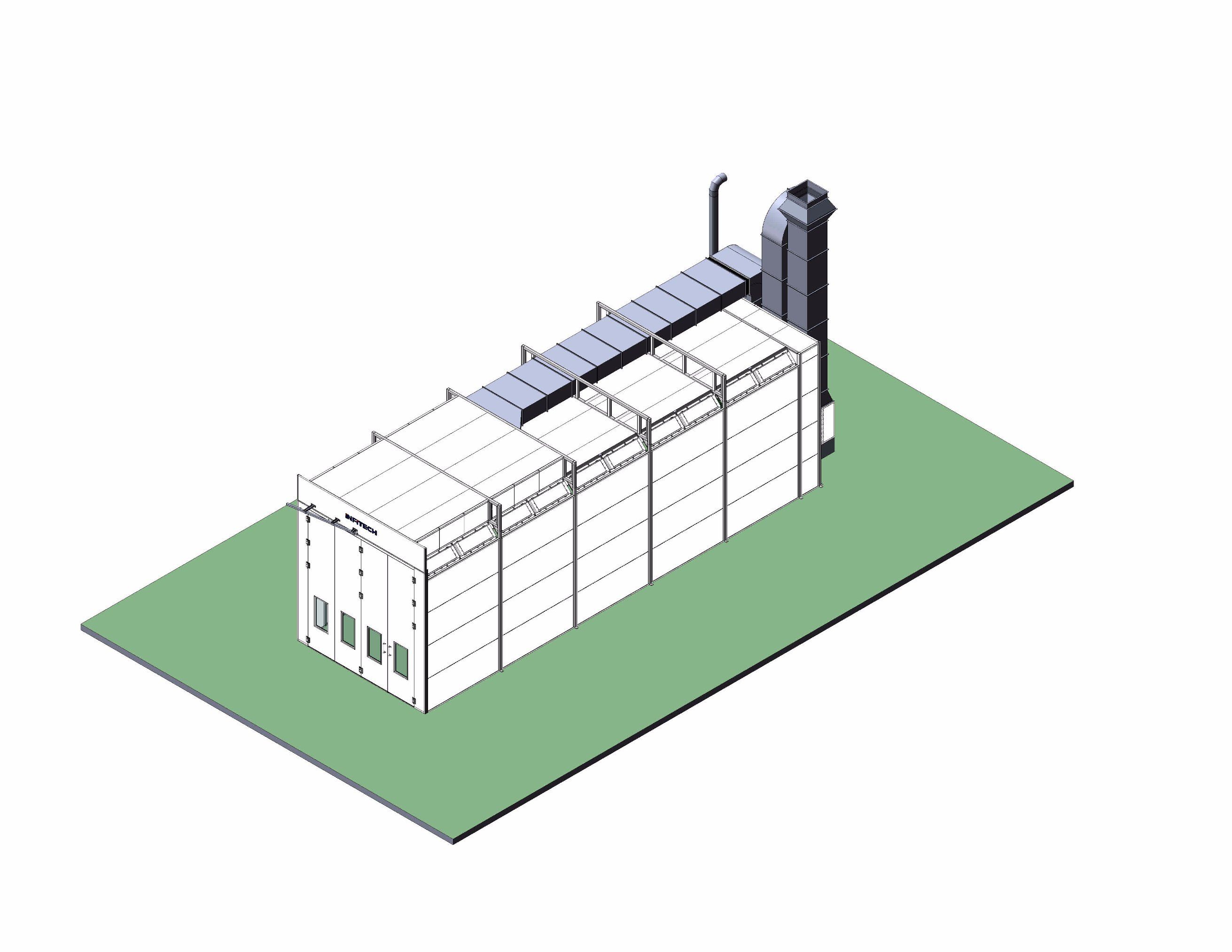 Infitech Economical Bus and Truck Spray Booth