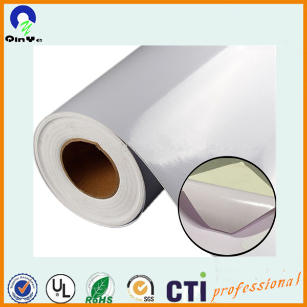 120g White Glue 1.37m Width Self Adhesive PVC Film
