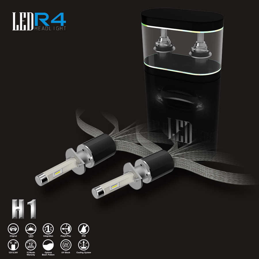 Factore Price H1 Auto LED Headlamp/High Quality Car LED Headlight/High Lumen Auto LED
