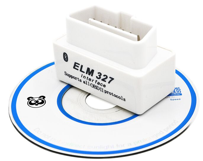 Super Mini Elm327 V1.5 Bluetooth Obdii White Color Works on Android Torque