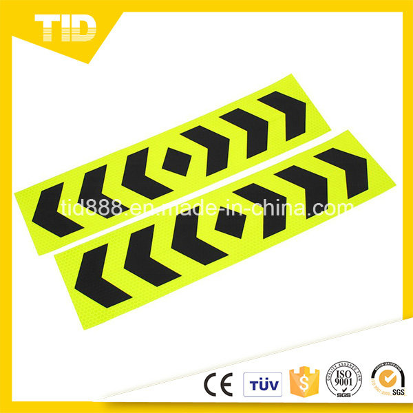 Green Black Arrow Reflective Car Sticker