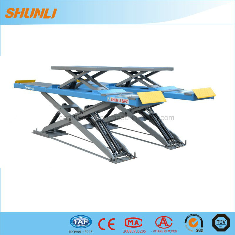 4500kg Thin Alignment Scissor Car Hoist