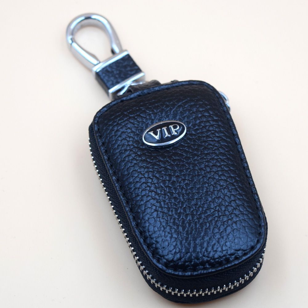 Kc_L_018 Custom Logo or Car Logo Leather Car Key Cover