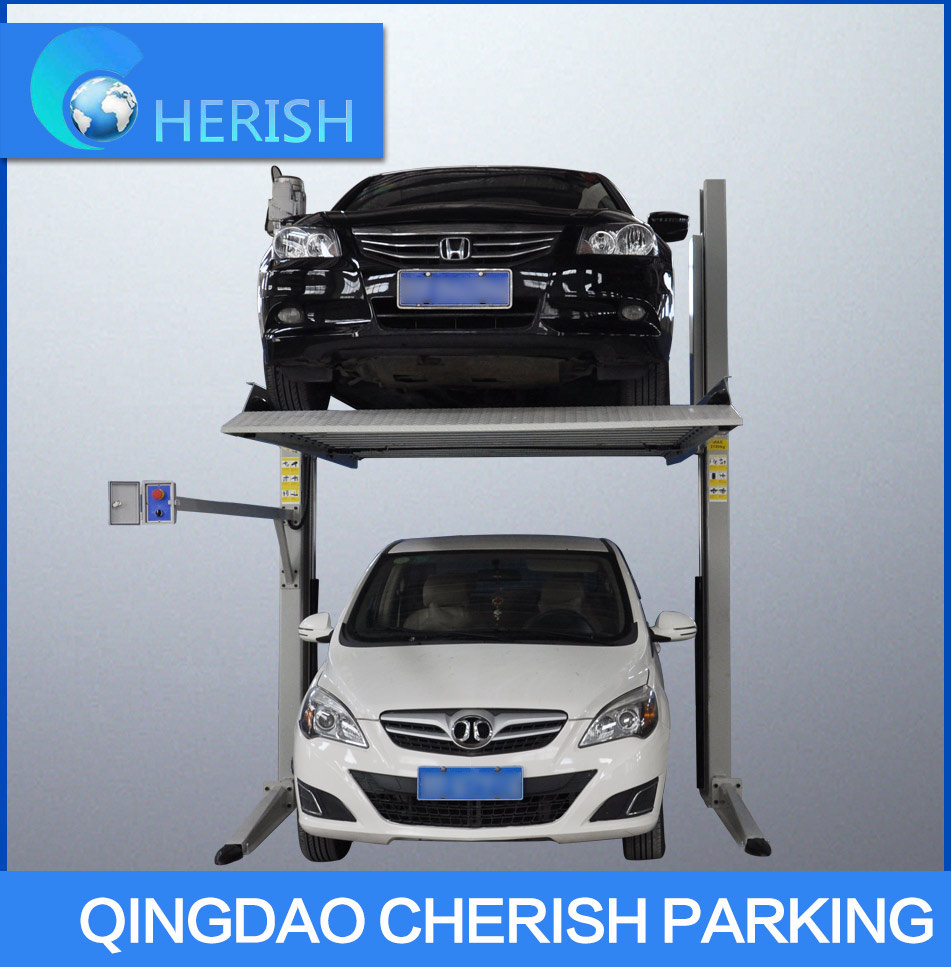 Cheaper Hydraulic Stacker 2 Post Column Car Lift