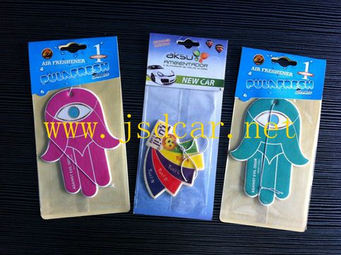 Paper Car Air Freshener, Car Perfume Pendant (JSD-E0018)