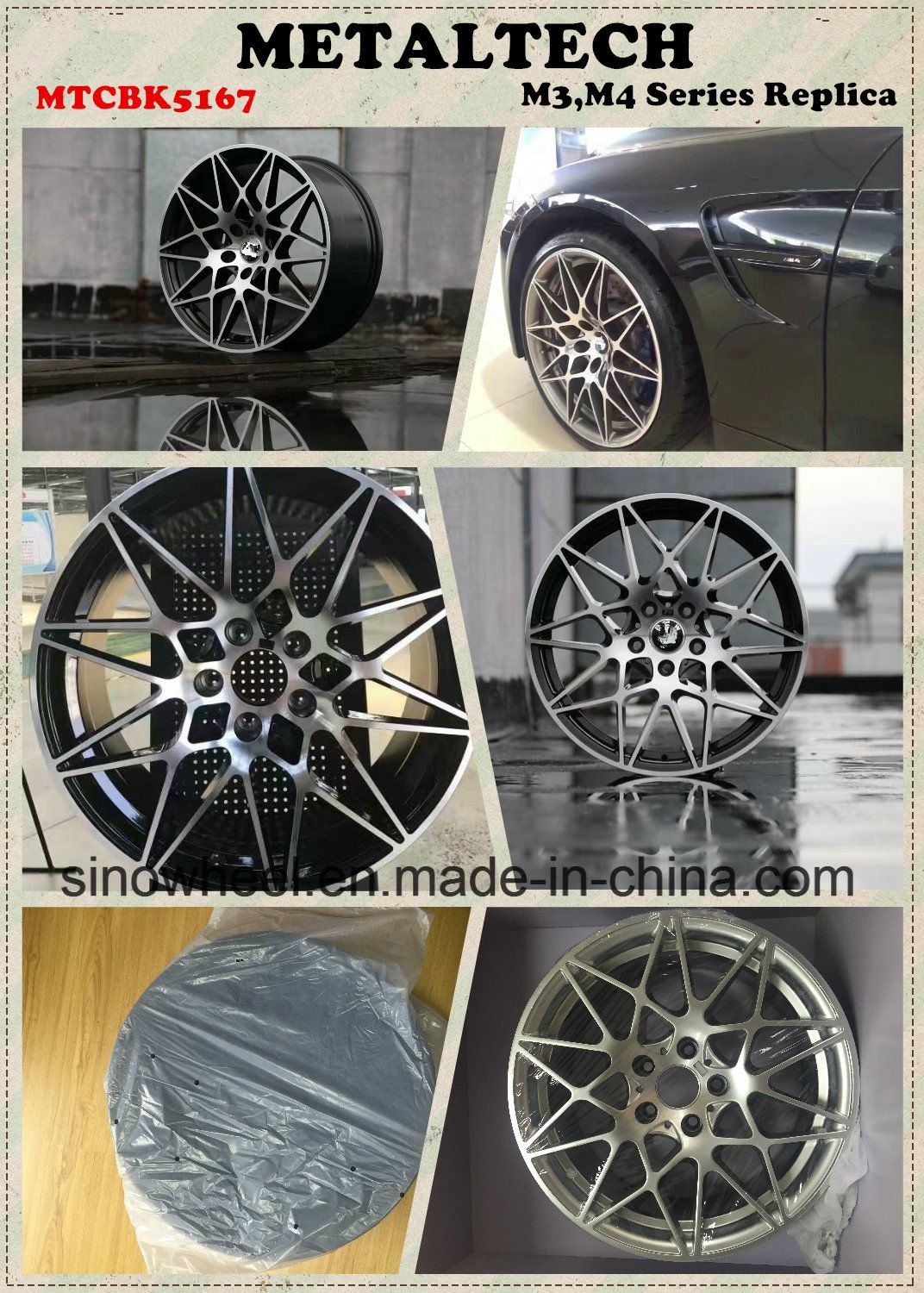 Replica Wheel Alloy Wheel Rim for BMW 