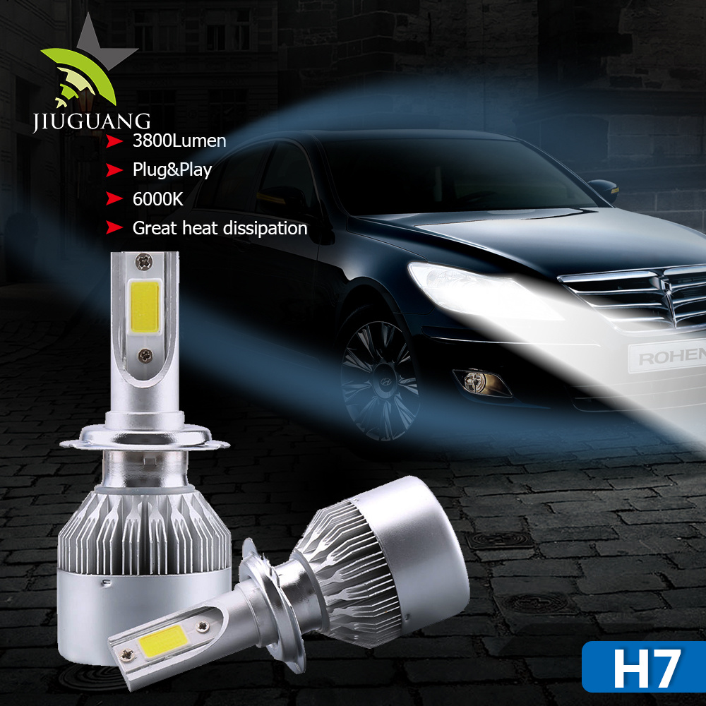 High Low Beam Kit High Power LED Headlight Bulb H7