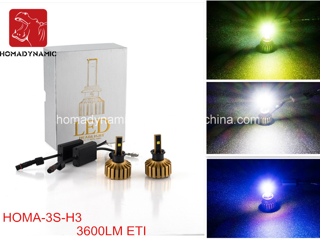 Auto LED Headlight Bulb Motorcycle and Car LED Headlight H1/H3/H7