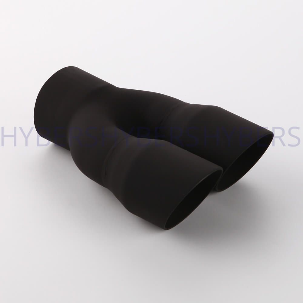 3 Inch Black Painted Stainless Steel Exhaust Tip Hsa1160