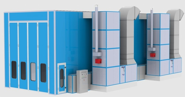 Long Bus Spray Booth--S1500