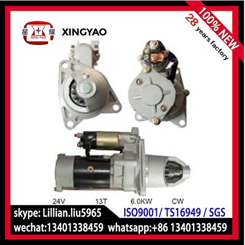 M3t95071 New Engine Starter Motor for Furukawa Hyundai Isuzu