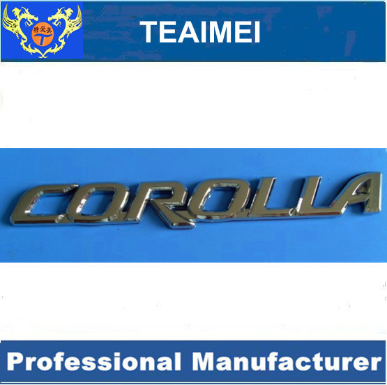 Corolla Car Chrome Letter Body Sticker Car Emblem