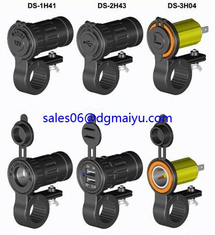 for Motorcycle Car Adapter USB Socket Car Cigarette Lighter