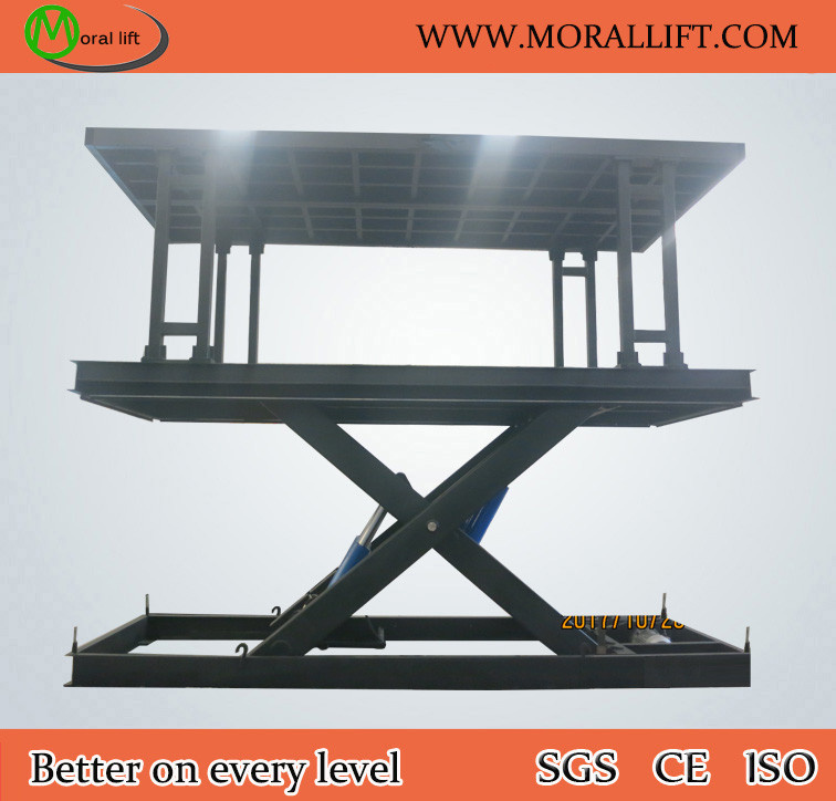 Double Level Four Post Hydraulic Car Parking Lift