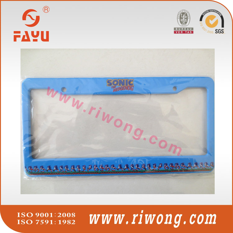 Plastic License Plate Frame, Vehicle Plate Holder