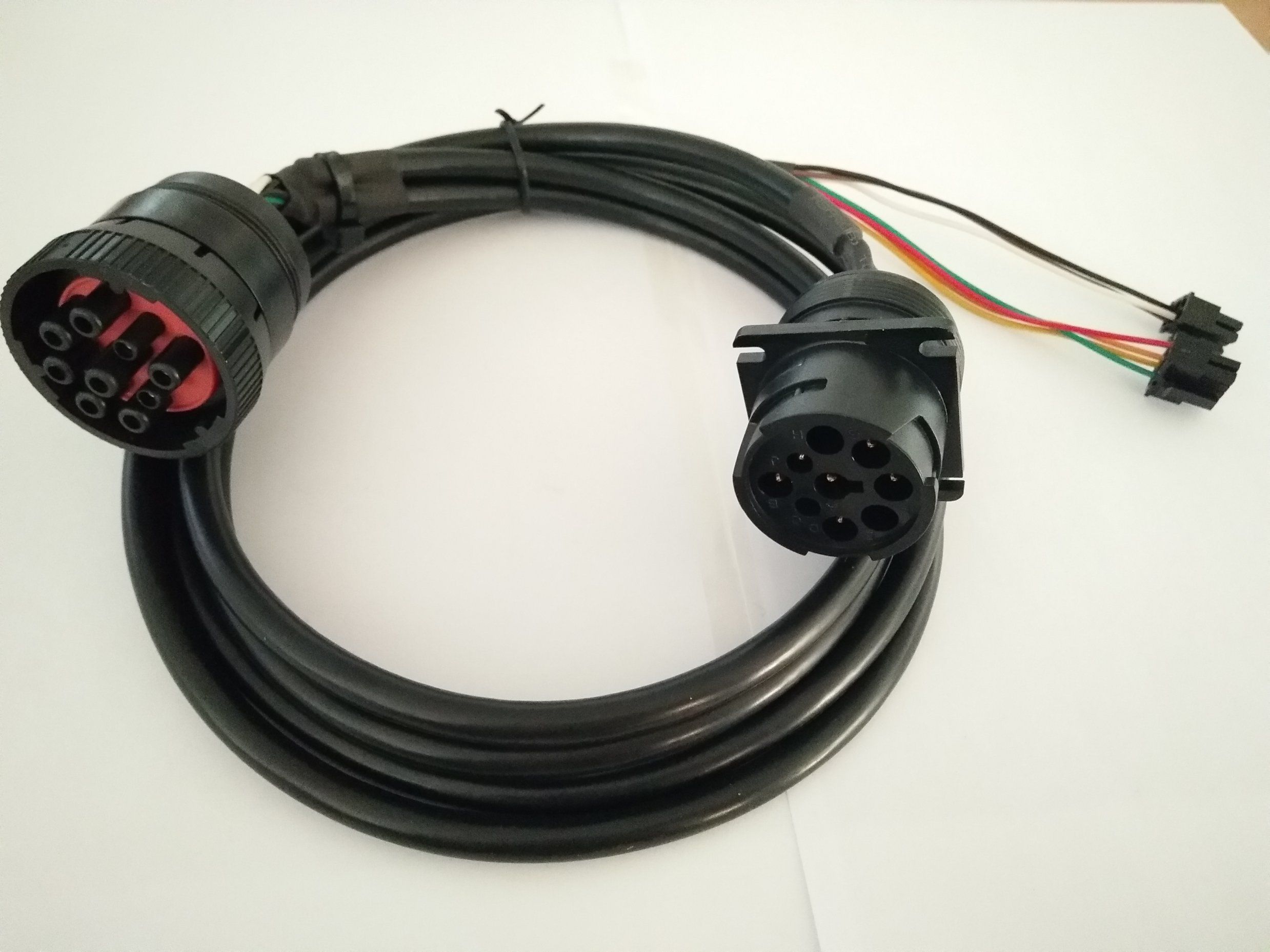 J1939 9p M to J1393 9p F+Molex Hsg L: 2000mm