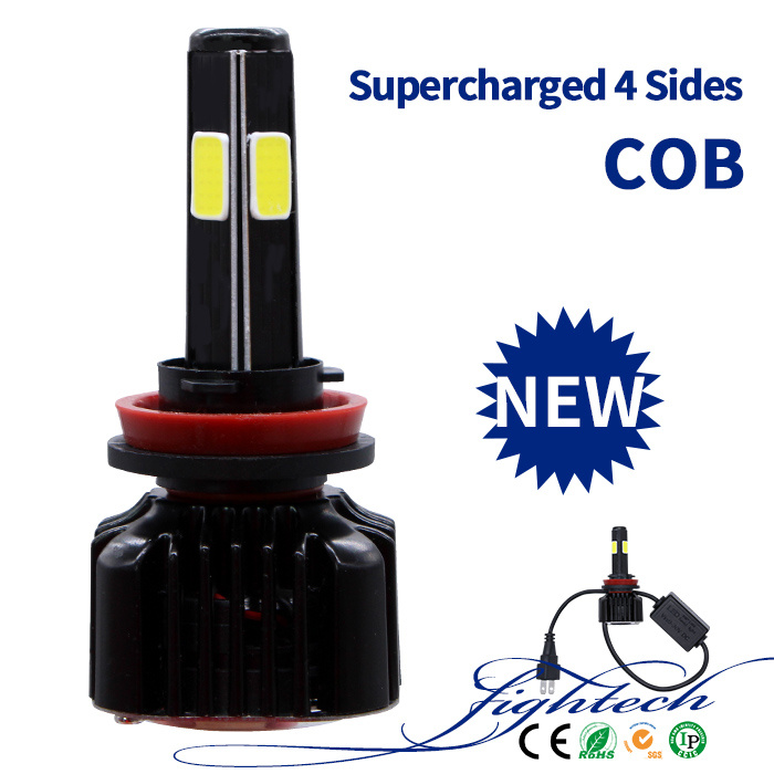 Hight Quality LED Headlight with 35W HID Xenon Ballast and LED Car Headlight COB Soucre The Factory (6000K H1 H3 H7 H11 H4 880 881 9006 9005)
