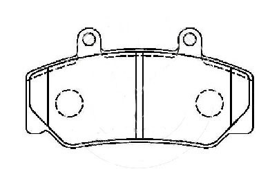 Auto Part3 Disc Brake Pad for Mercedes