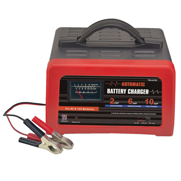 2/6/10 AMP 12V/6V Switchable Battery Charger