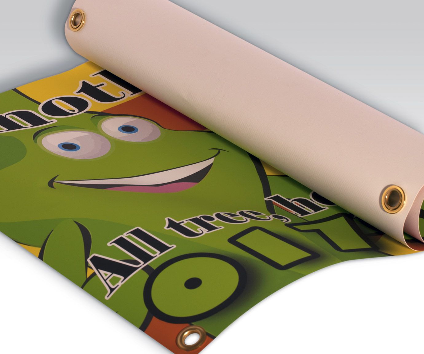 1440 Dpi Heavy Duty Vinyl Large Banner Printing with Eyelets