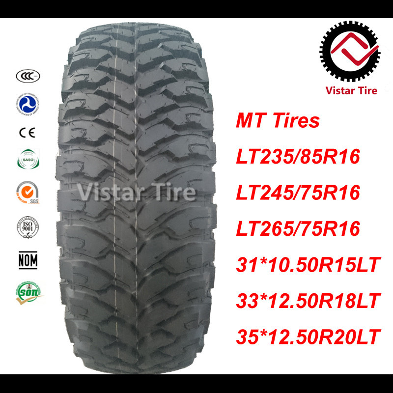 High Quality All Terrain 4X4 Mud Car Tire (LT265/75R16, 265/70R17, LT245/75R16)