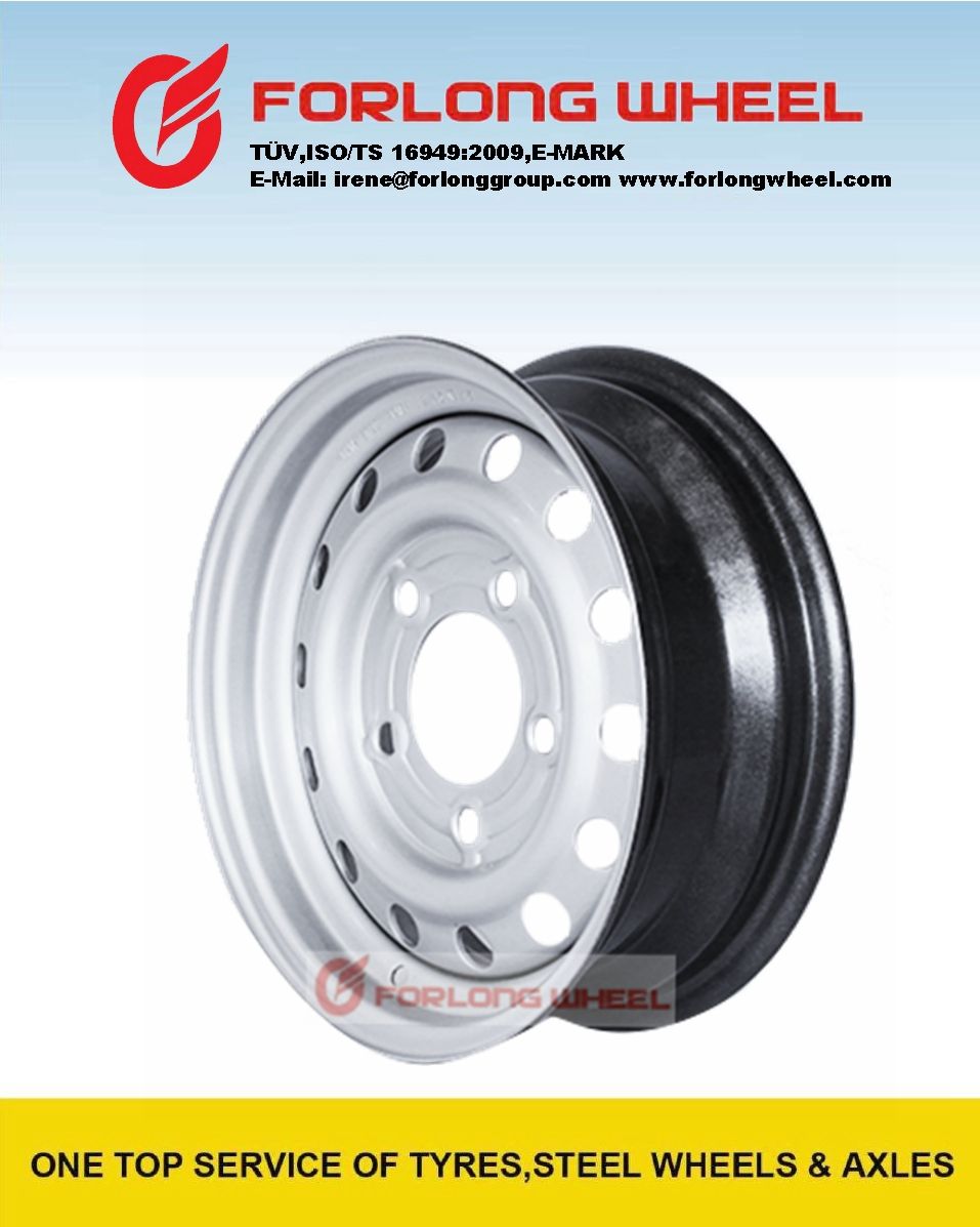5jx14 with PCD-140mm European Trailer Steel Wheel