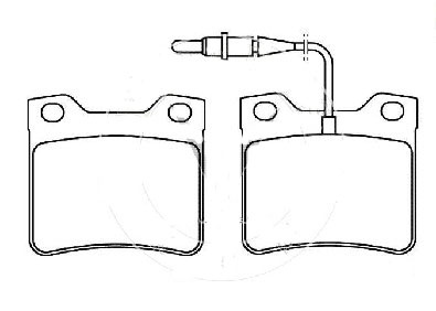 Disc Brake Pad for Mercedes Benz