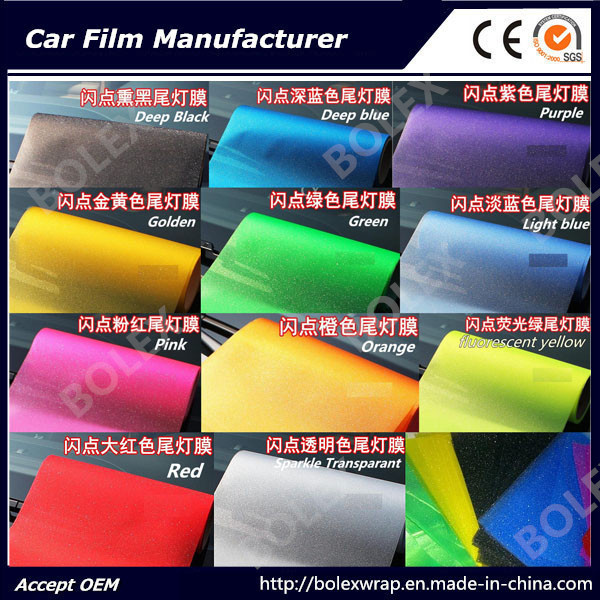 Sparkle Shining Car Light Film/ Headligh Film/Tail Light Tint Tail Lamp Film