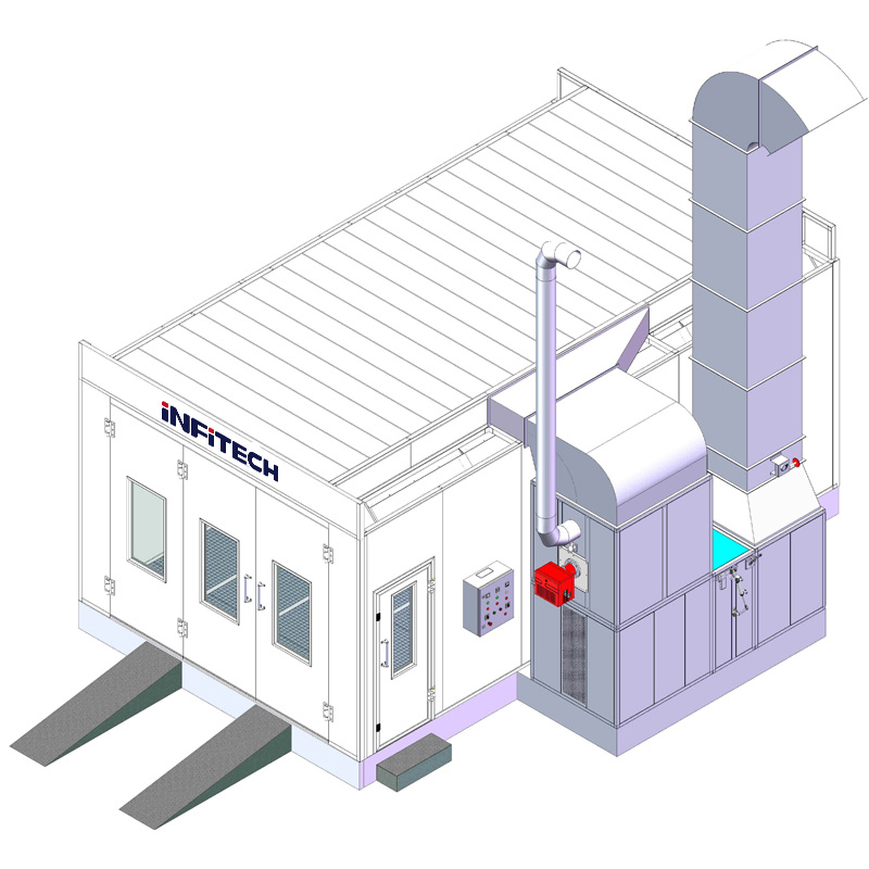 Yft-501 Economical High Efficiency Down Draft Spray Booth