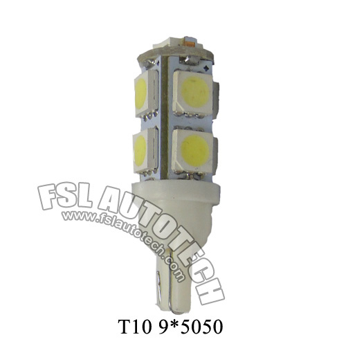T10 W5w 9*5050 Auto Light Bulb on Sale
