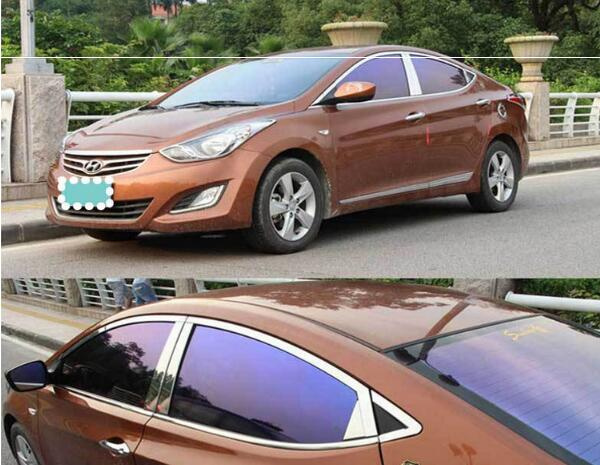 in Stock Vlt G10 IR 90% Privacy Auto Film, Heat Rejection Chameleon Solar Window Film for Purple